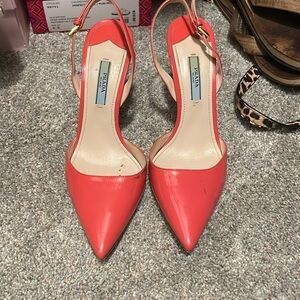 Prada sling back